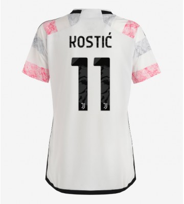 Juventus Filip Kostic #11 Bortatröja Dam 2023-24 Kortärmad